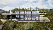 Malaxa Kreta, Malaxa: Neubau-Projekt! Villa am Hang mit Panoramablick auf die Souda-Bucht zu verkaufen Haus kaufen